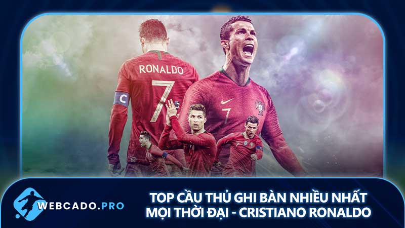 Top cầu thủ ghi bàn nhiều nhất mọi thời đại - Cristiano Ronaldo